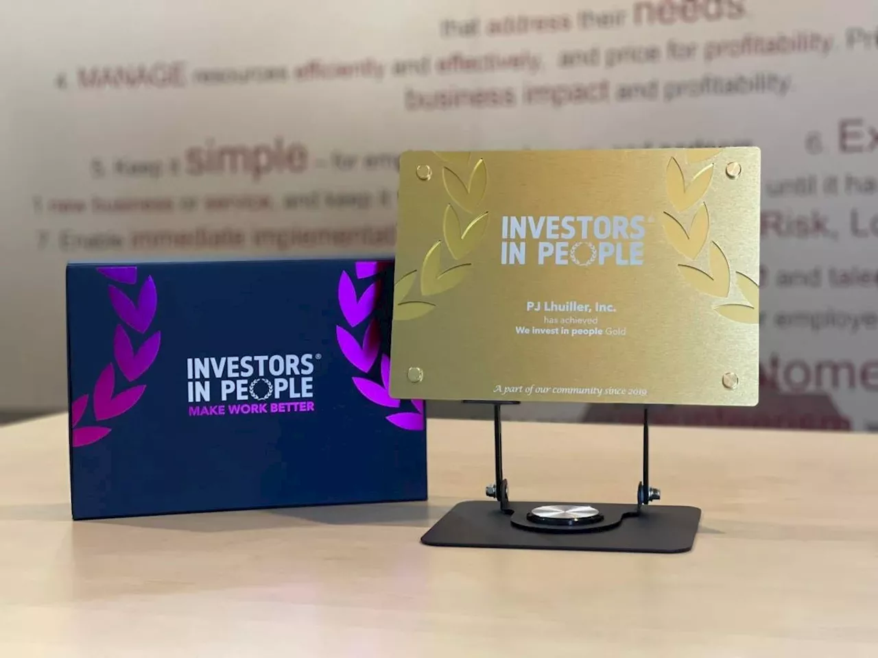 PJLI achieves gold standard in people management with Investors in People Accreditation