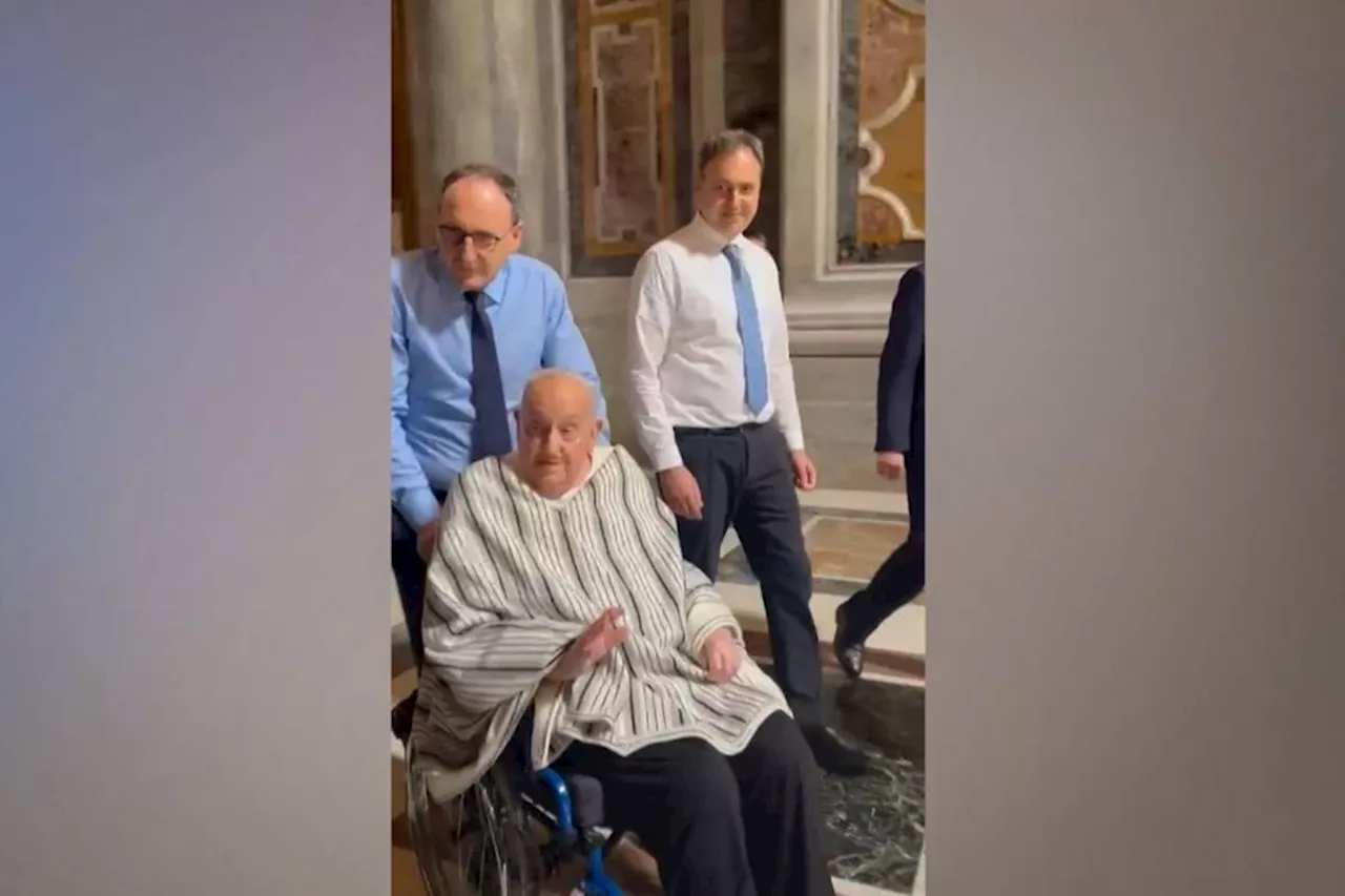 Pope in surprise St Peter's visit a day after meeting King Charles