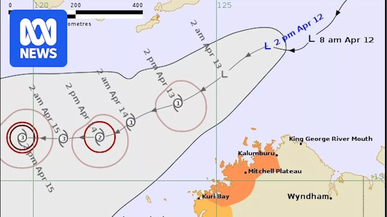 Tropical Cyclone Errol could intensify to category three over Kimberley
