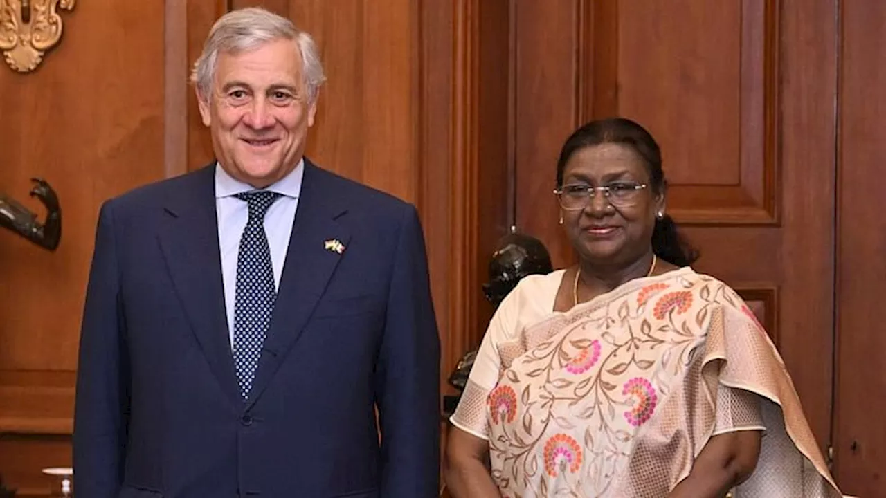 India-Italy Ties: इतालवी विदेश मंत्री ने राष्ट्रपति से की मुलाकात, द्विपक्षीय व्यापार सहित अहम मुद्दों पर बात