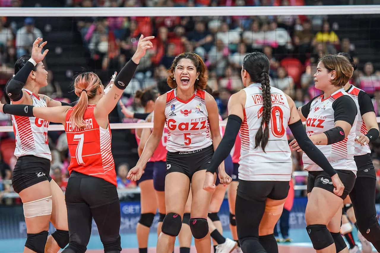 Petro Gazz denies Creamline's five-peat bid to rule PVL All-Filipino Conference