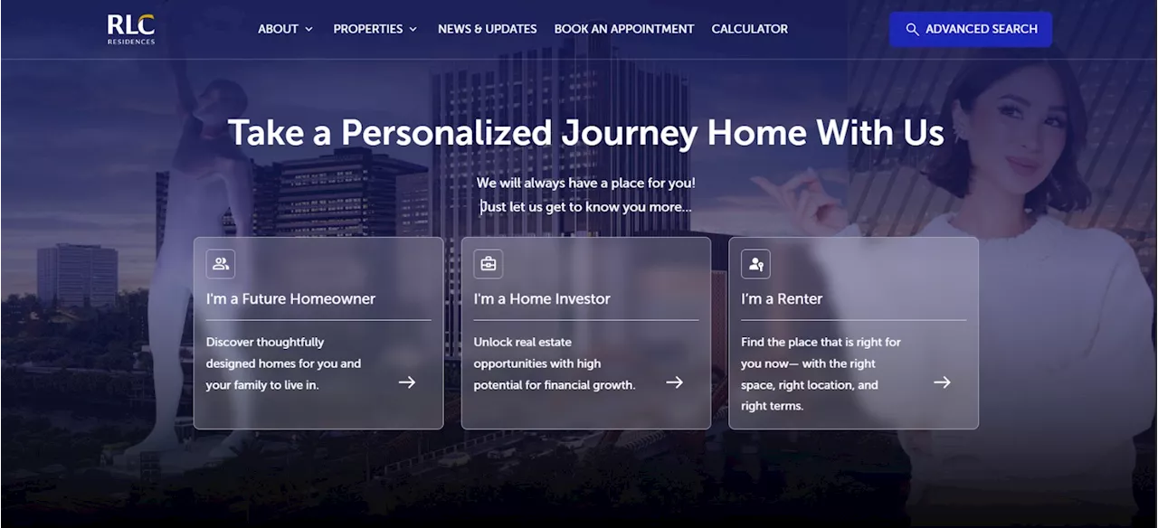 RLC Residences launches new website to provide more personalized homeseeking experience