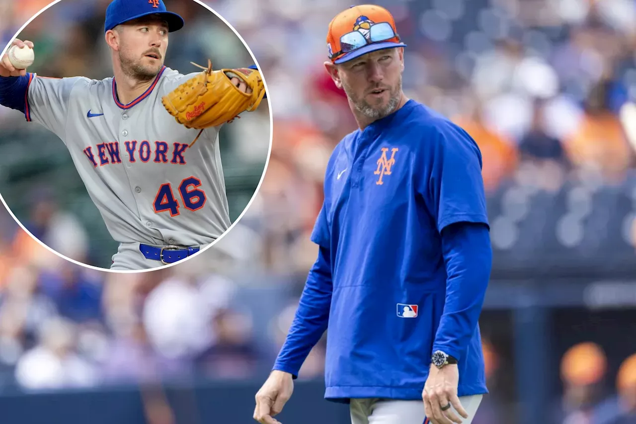 Why Mets pitching coach isn't worried about starters' short outings — yet