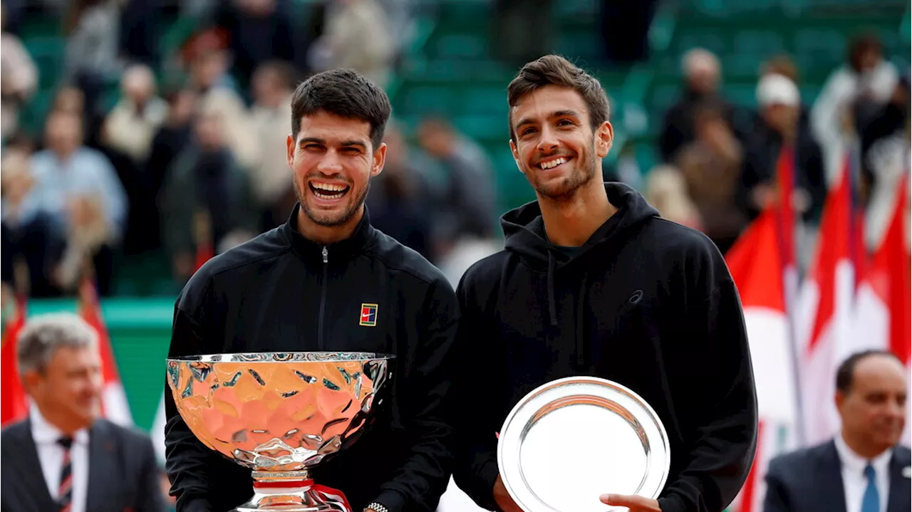 Alcaraz batte Musetti in finale a Montecarlo. La cronaca della partita
