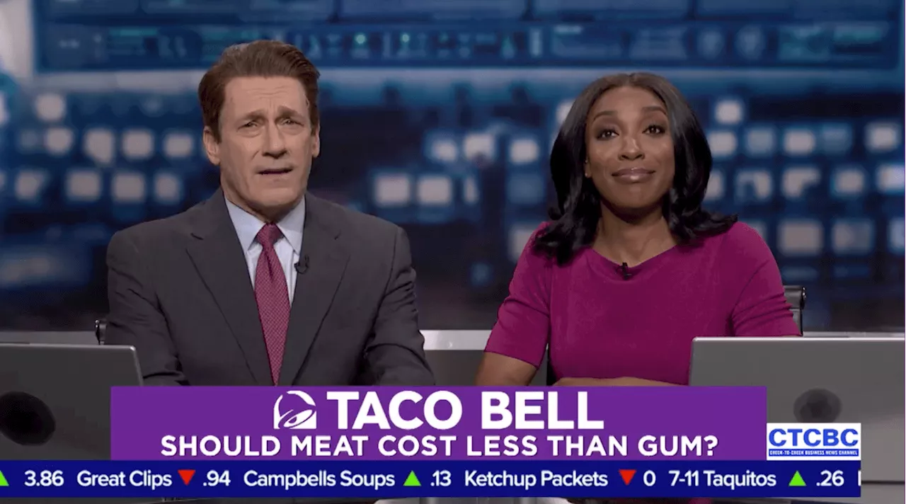 ‘SNL’: Business News Host Jon Hamm Gives Tariff Tips to Live ‘Check to Check’