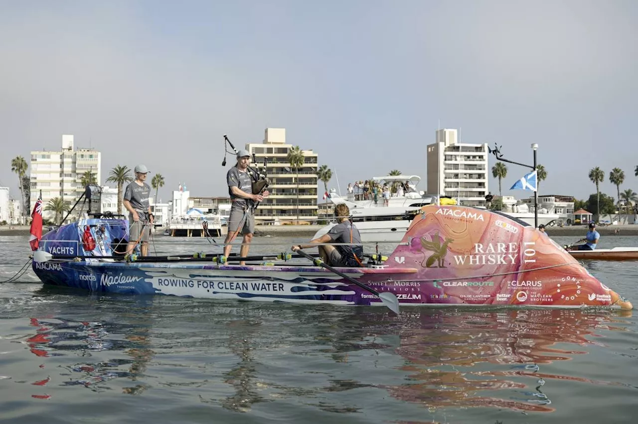 Scottish rowing brothers aim for record-breaking Pacific crossing