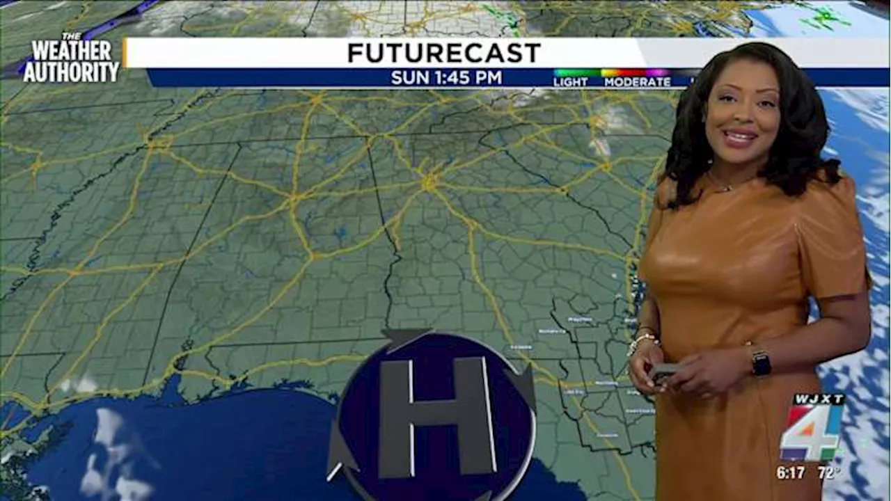 Sunny weekend, chilly evening temperatures