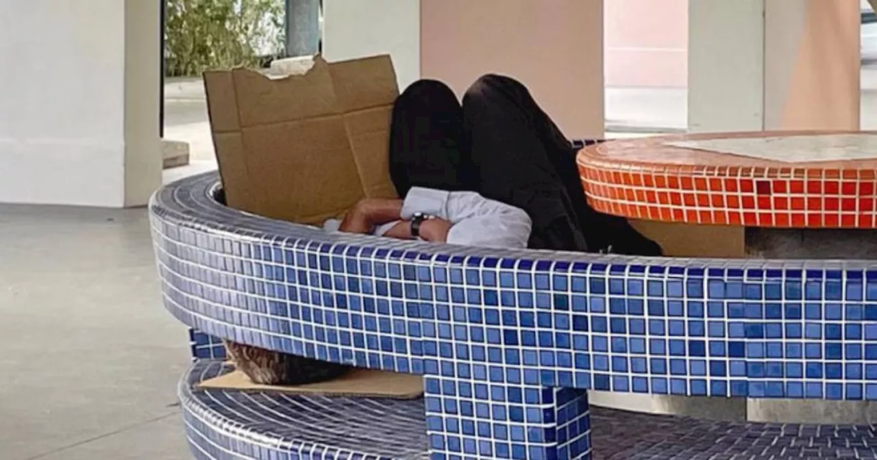 Man finds shelter and job after being homeless for a year