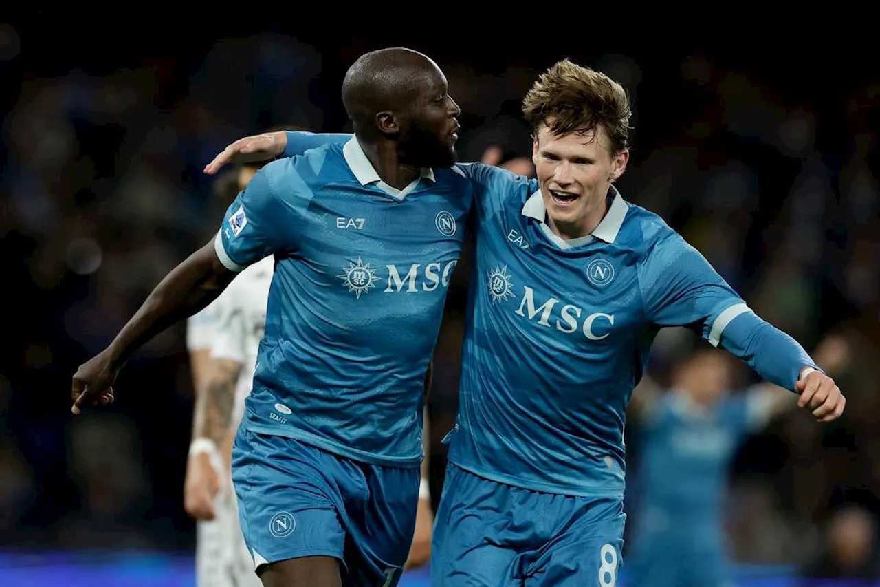 McTominay e Lukaku show: il Napoli non molla la presa e torna a -3 dall’Inter