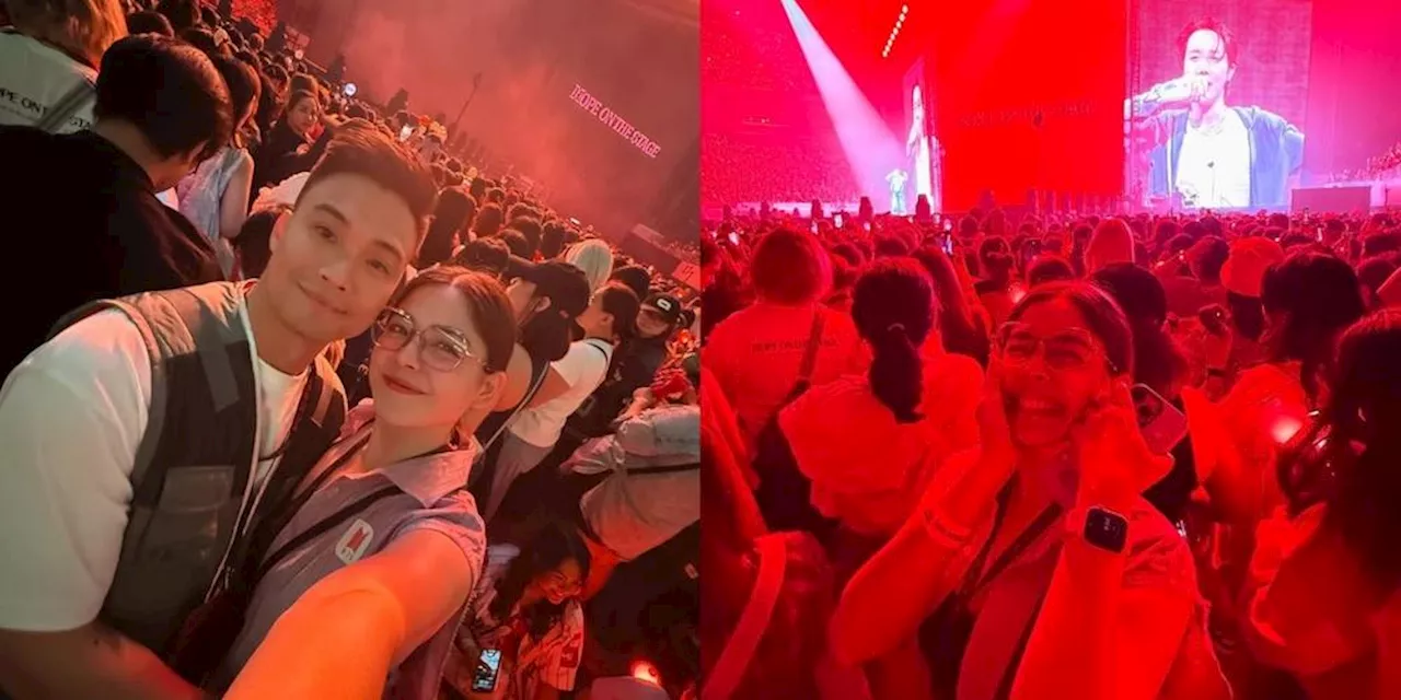 Shaira Diaz, EA Guzman attend J-Hope’s Manila concert: ‘Dream come true’
