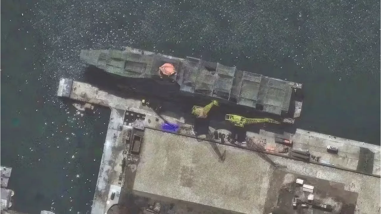 Militärprojekt in Nordkorea - Satelliten enthüllen Kims Mega-Kriegsschiff mit Raketen