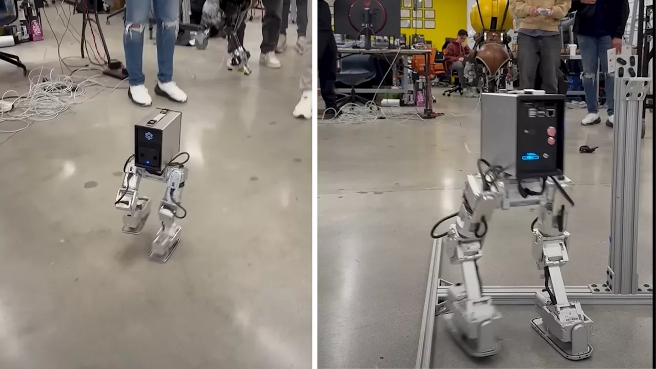 Watch: Mini Chinese bipedal robot tackles obstacles with precision using AI models