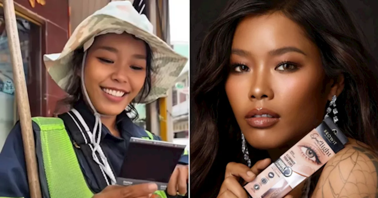 A Road Sweeper’s Life Changed With One Viral Photo – This Single Mum Is Now A Model