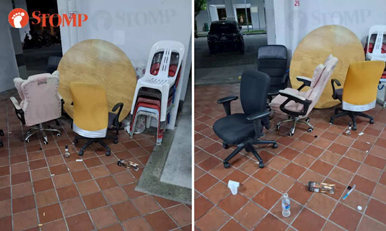Group behind daily partying, littering at Yishun void deck has reacted with aggression: Town council