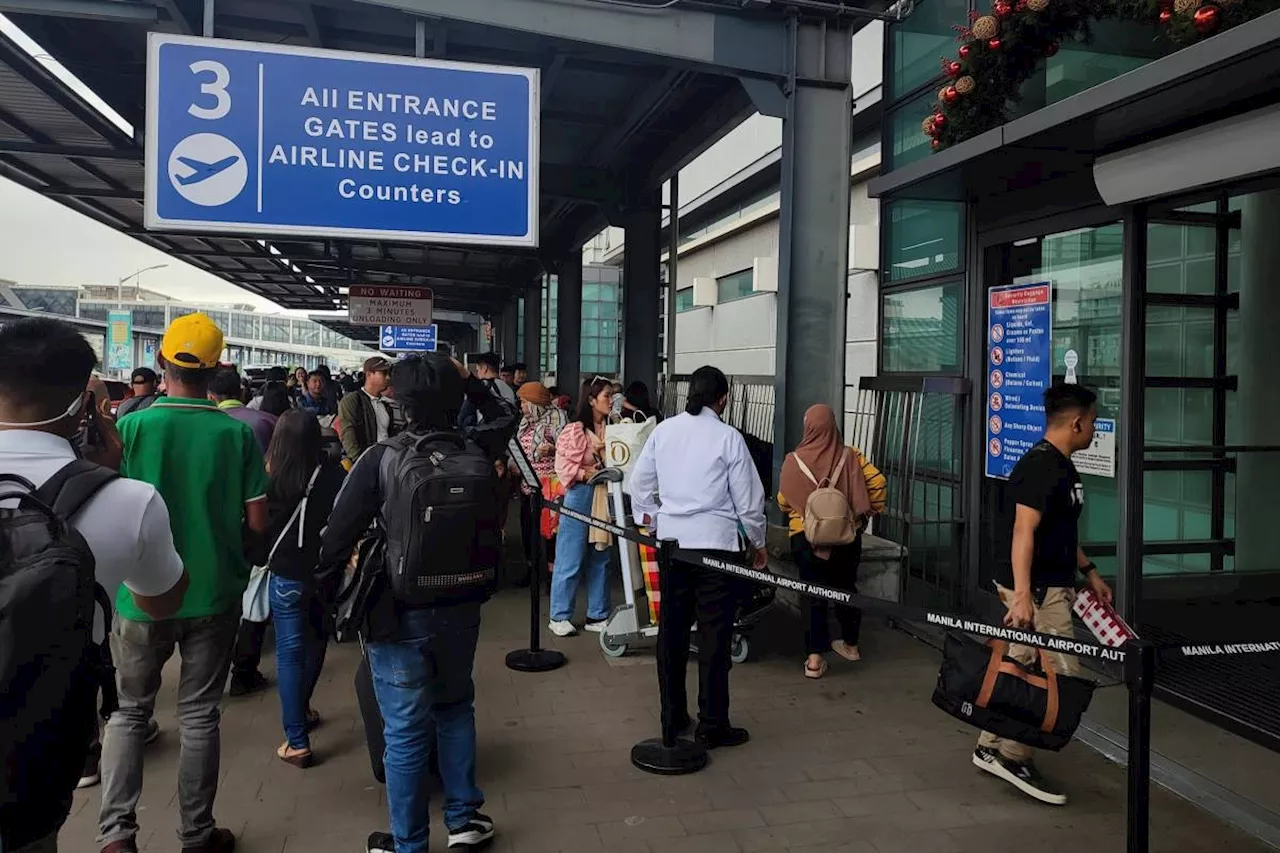 Be at airport three hours before flight, travelers urged