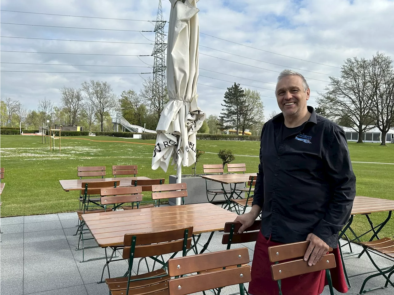 'Ich möchte es so gut machen wie Mike' – Neuer Rheinauen-Wirt startet in die Saison