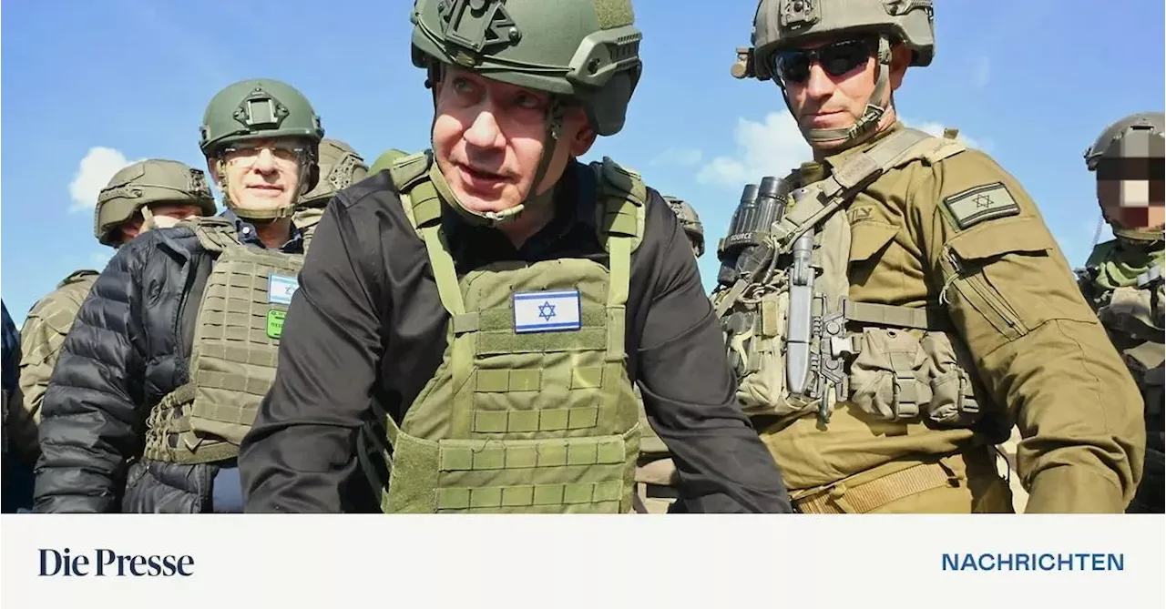 Netanjahu im Norden des Gazastreifens