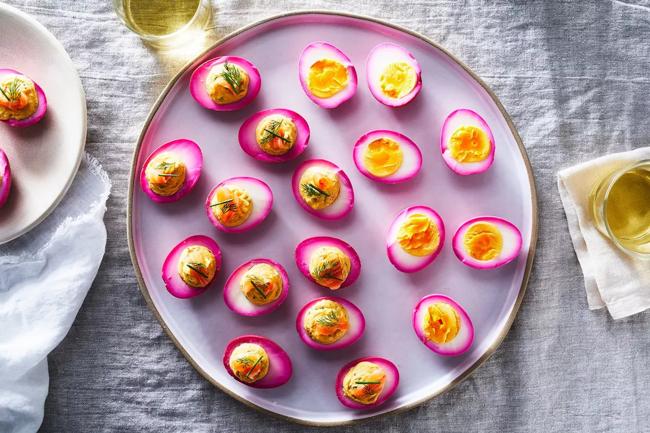 Pickled Deviled Eggs with Smoked Salmon Recipe on Food52