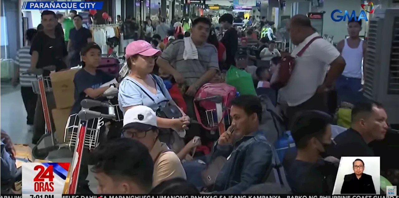 Travelers endure long wait times at PITX amid Holy Week rush