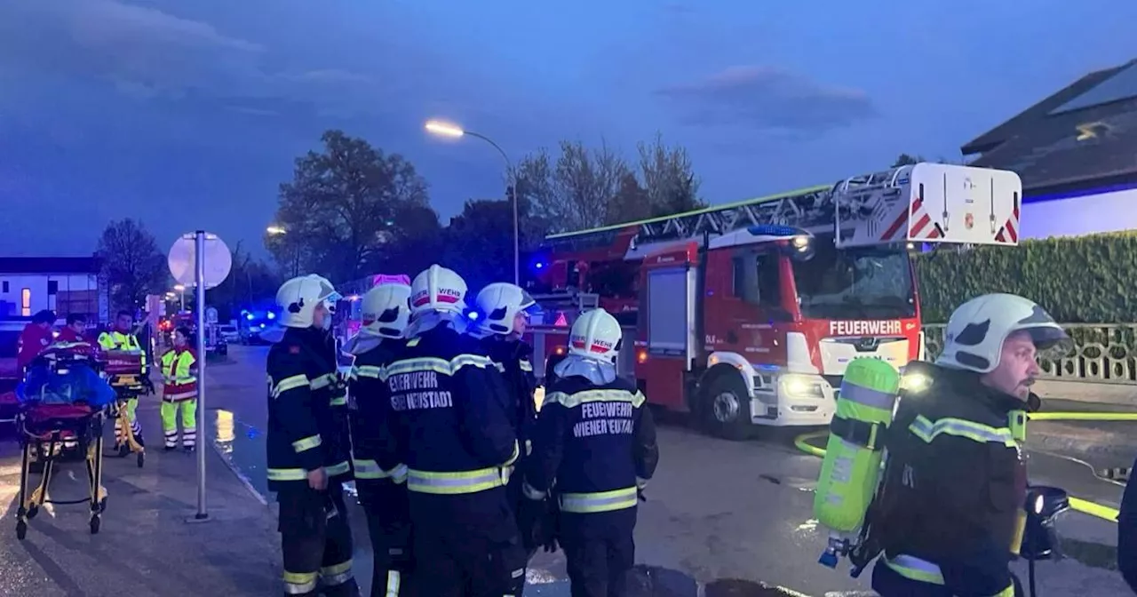 Kellerbrand: Kurzfristig höchste Alarmstufe in Wiener Neustadt
