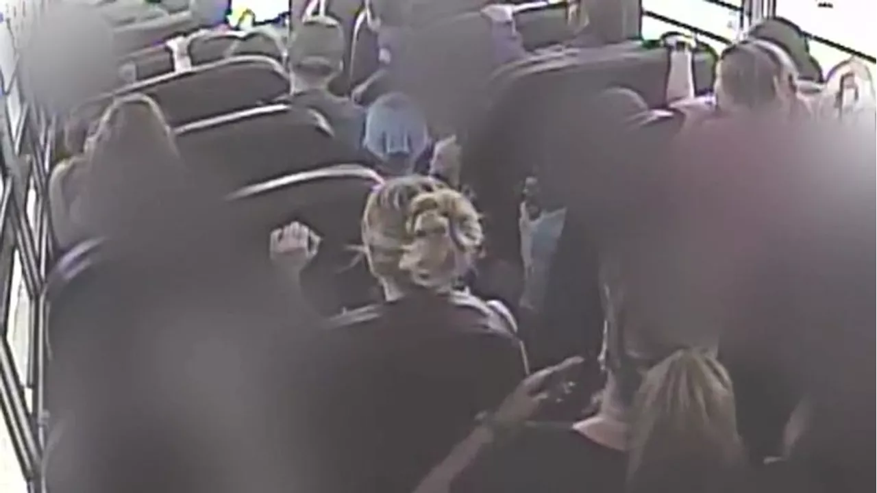 Mother of child on school bus when it crashed says daughter 'flew forward into the seat'
