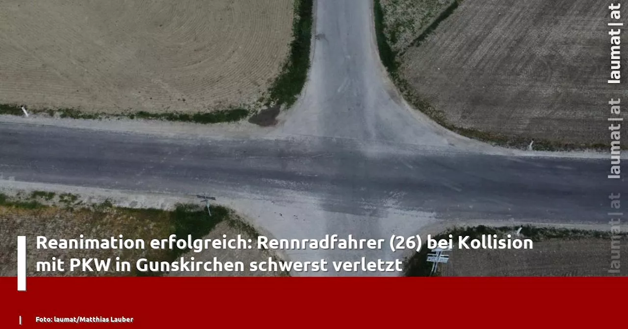 Rennradfahrer nach Unfall in Gunskirchen reanimiert