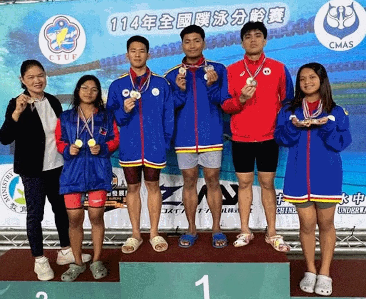 PH finswimmers capture 6 golds in Taiwan; Otom wins in world tilt