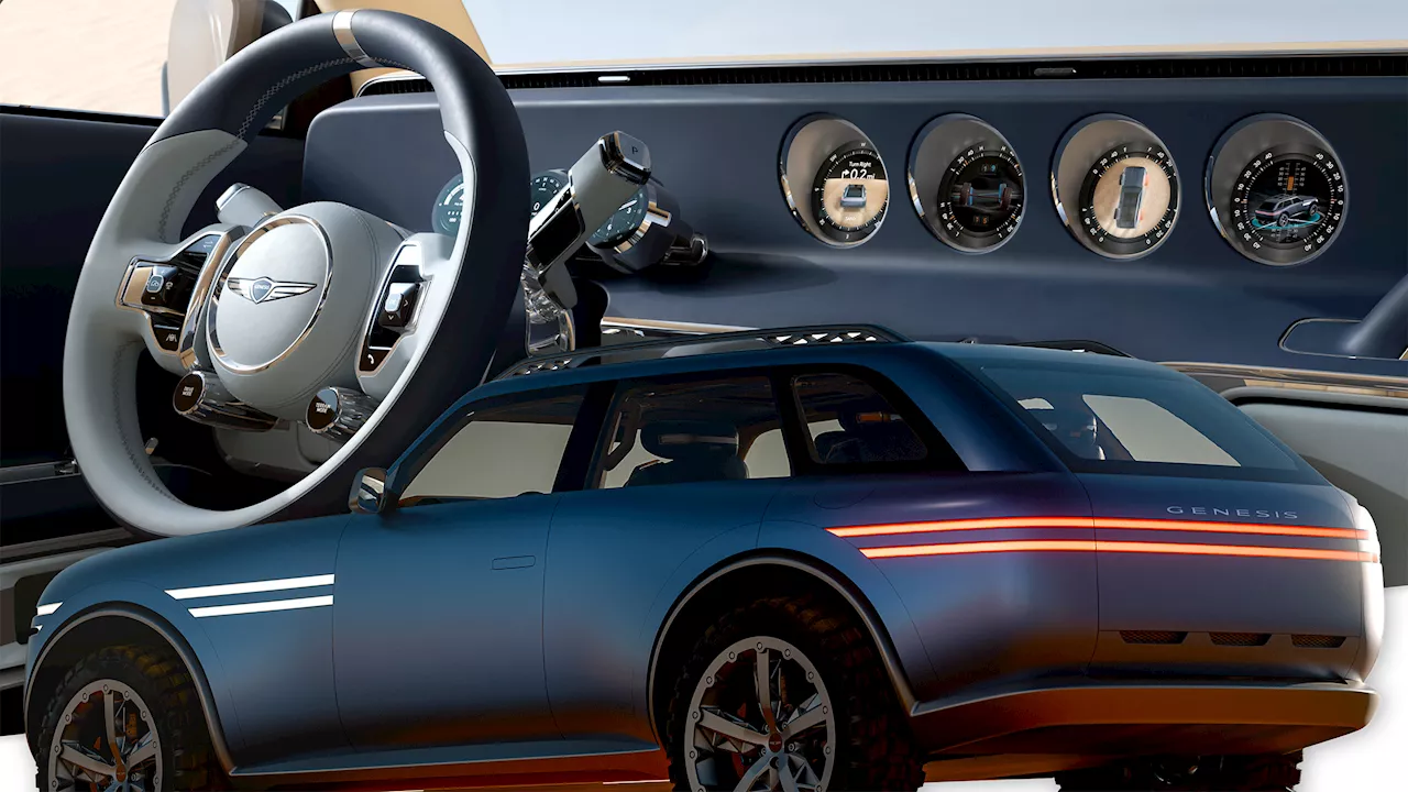 Genesis Concept Eyes Defender With Sci-Fi Looks And Throwback Analog Interior