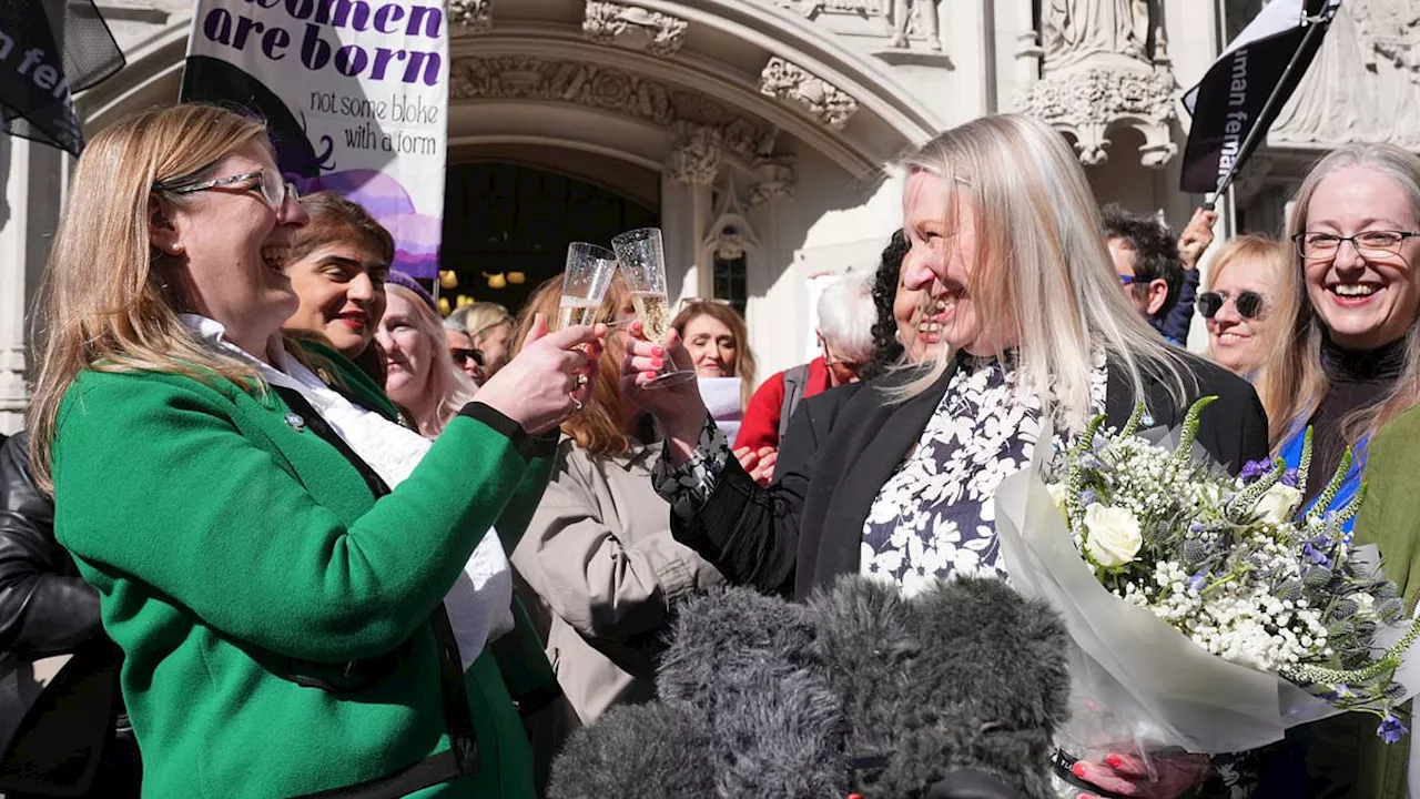 JK Rowling celebrates after Supreme Court rules trans women are NOT legally women in landmark...