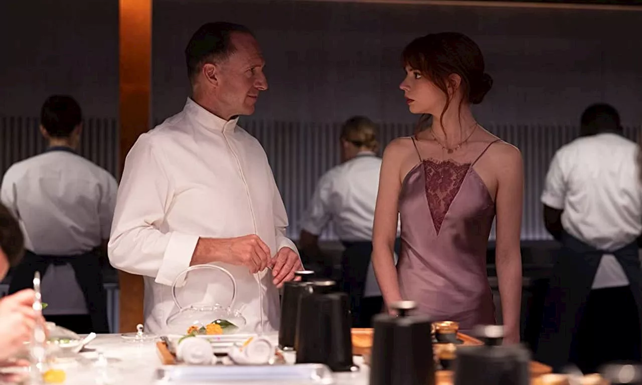 Ralph Fiennes serves up some interesting dishes in the tense trailer for ’The Menu’