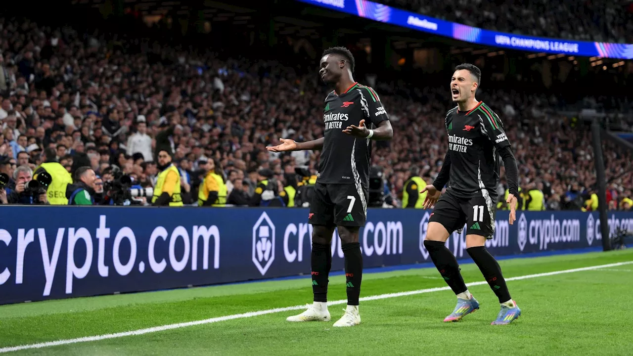 Real Madrid-Arsenal 1-2, pagelle e tabellino: Saka e Martinelli portano Arteta in semifinale