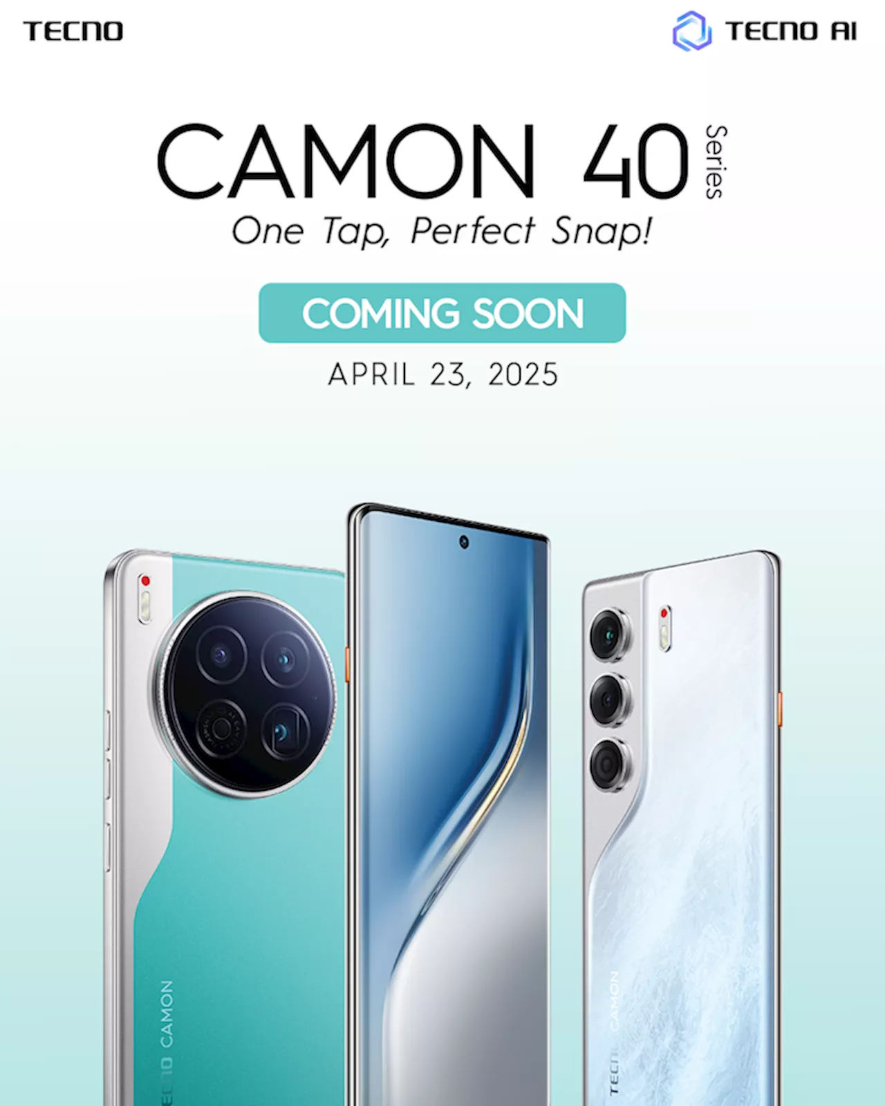 Capture every moment with TECNO CAMON 40 Series’ one tap, perfect snap FlashSnap photography