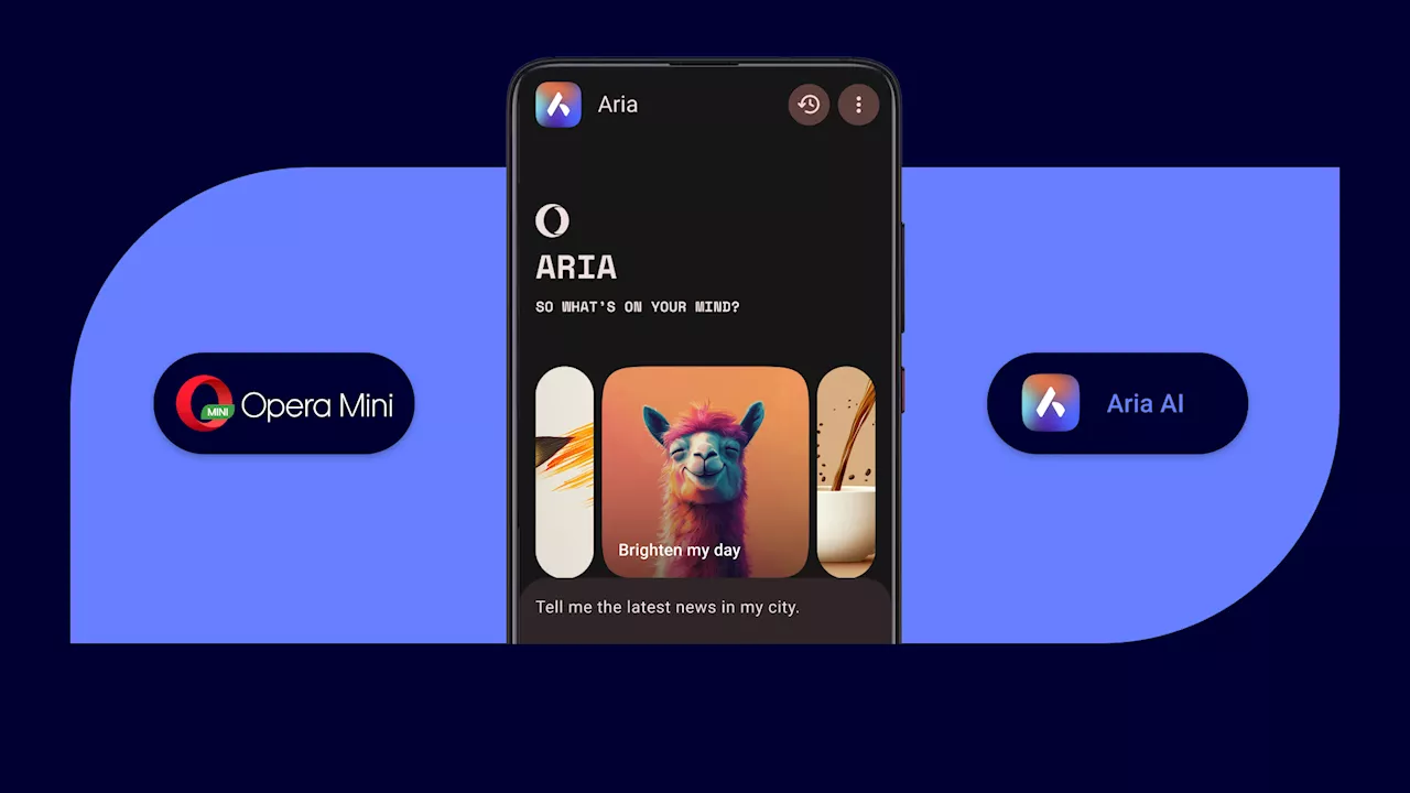 Fully-integrated browser AI, Aria, now available to millions of Opera Mini users in Nigeria, without extra data costs