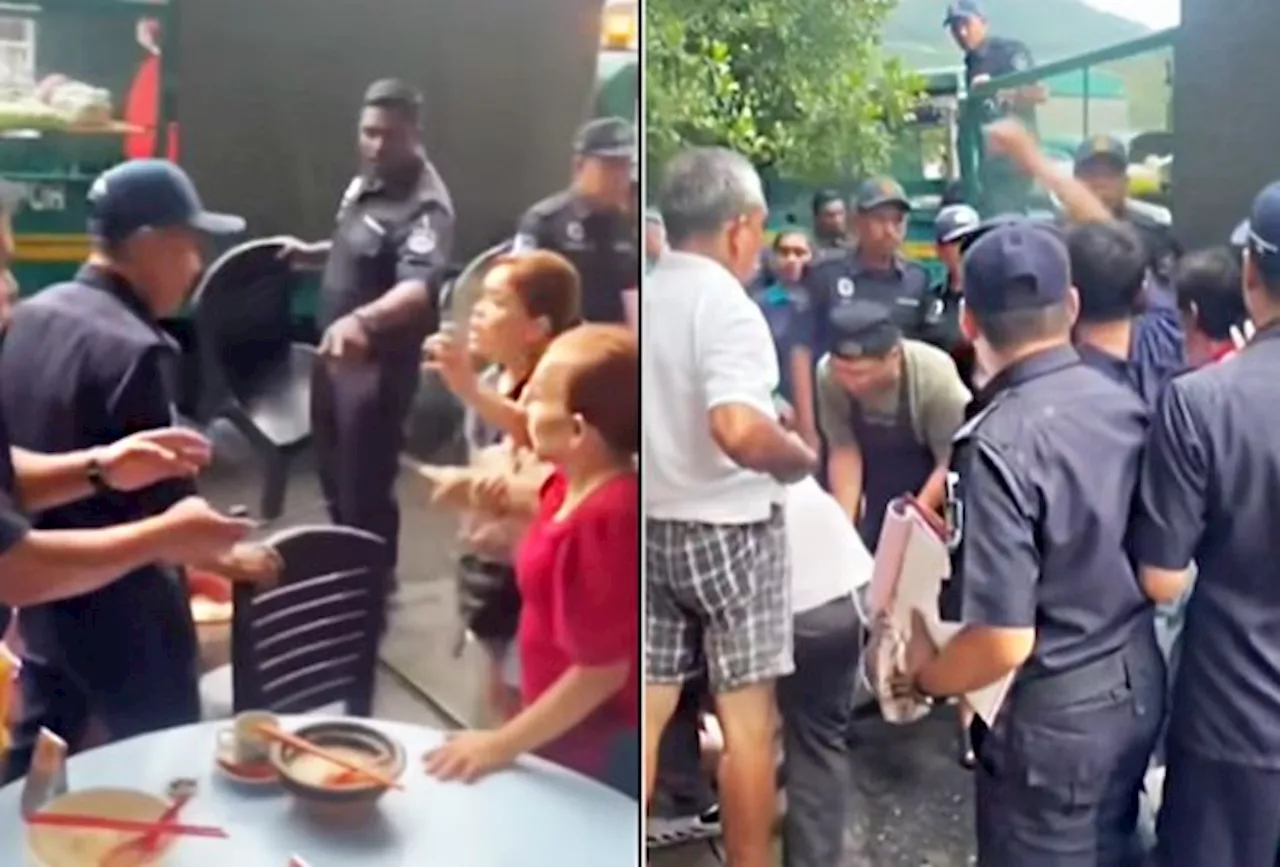 Video of confrontation between Ipoh City Council enforcers, public goes viral