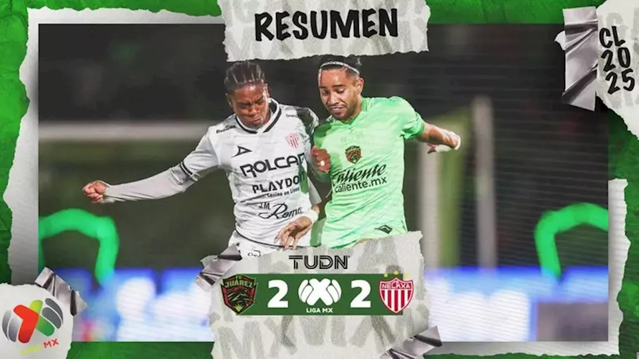 FC Juárez vs. Necaxa sellan empate que los mantiene en Play-In