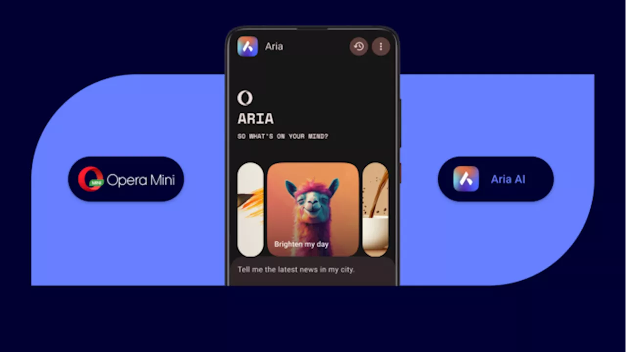Fully-integrated browser AI, Aria, is now available to millions of Opera Mini users in Nigeria, without extra data costs