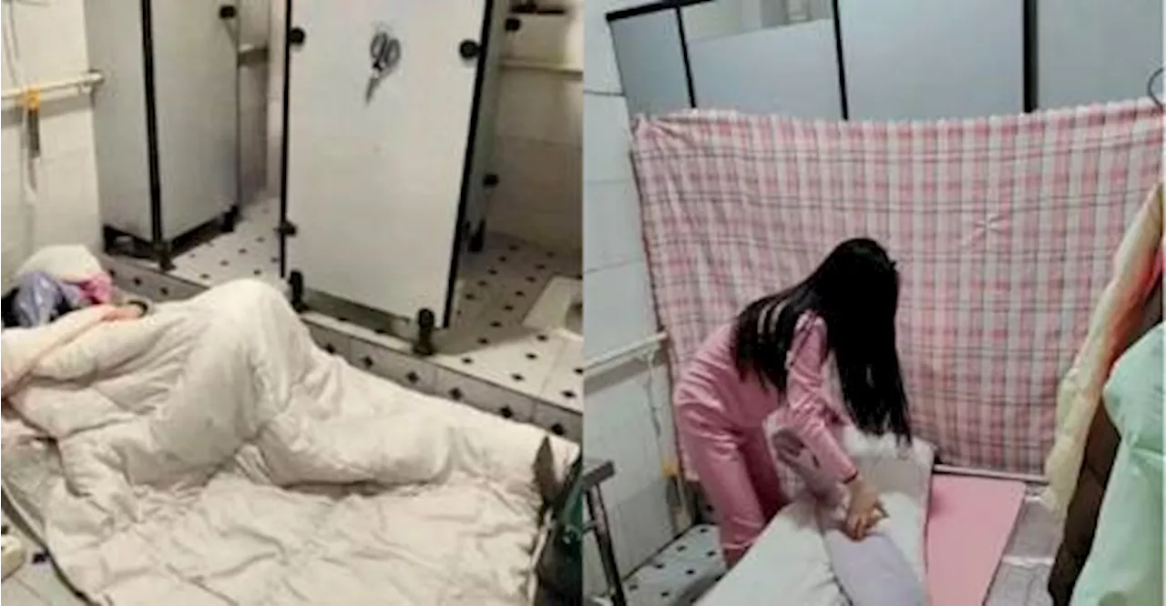 18-year-old lives in office toilet to save on rent in China