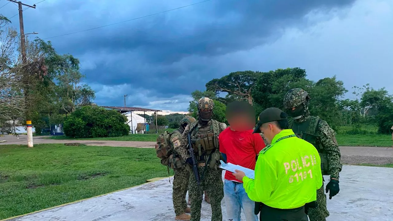 Capturan a presunto integrante de las redes de apoyo de los ‘Comandos de Frontera’ en Putumayo