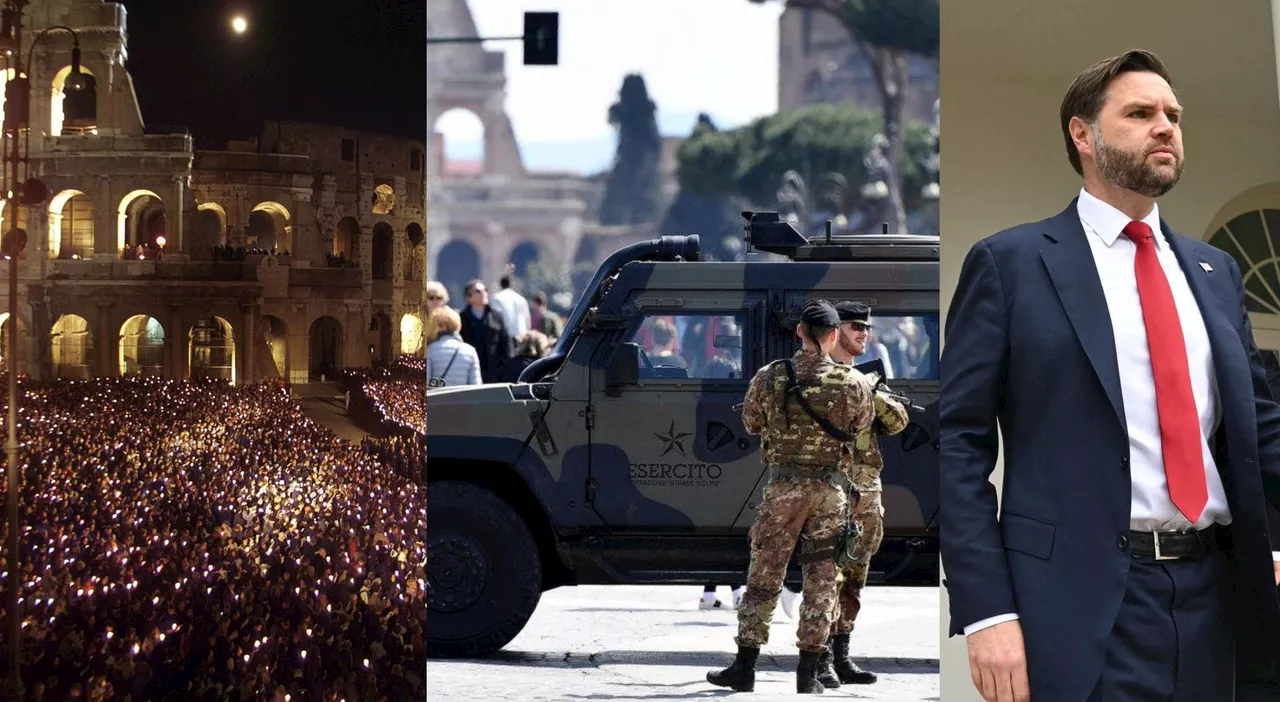 Roma blindata fino a domenica, strade chiuse e zone da evitare. In arrivo Vance e le feste di Pasqua