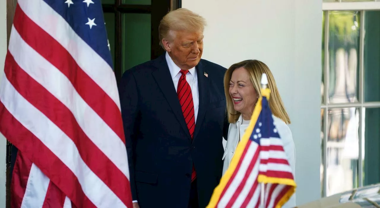 Trump a Meloni: «Giorgia, una cara amica». Donald non fa il maschio alfa (e Vance stavolta si defila)