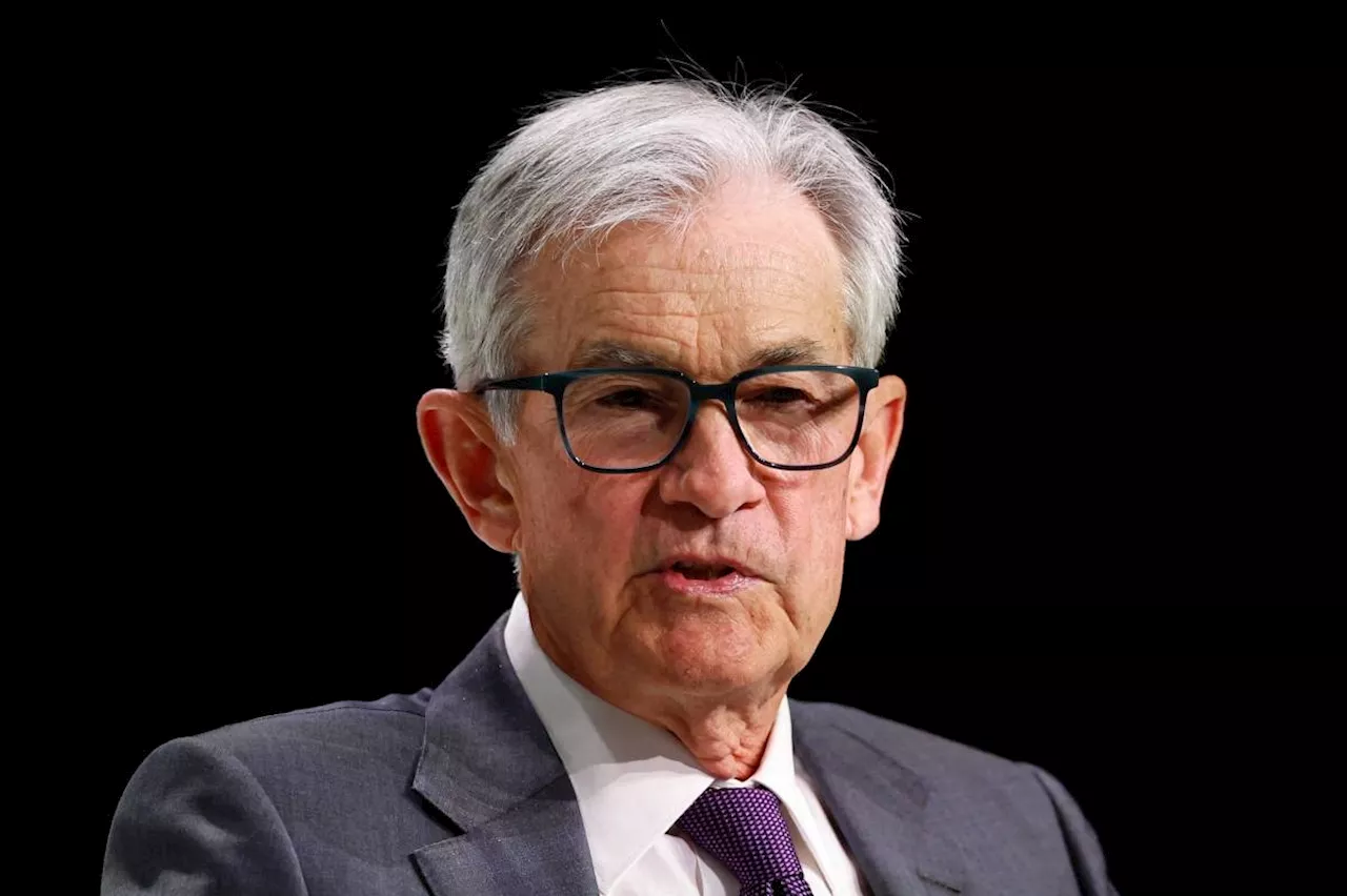 US stocks fall with dollar as Powell warns on tariffs