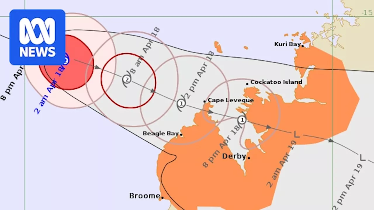 Cyclone Errol expected to cross WA's Kimberley coast as tropical low on Friday afternoon