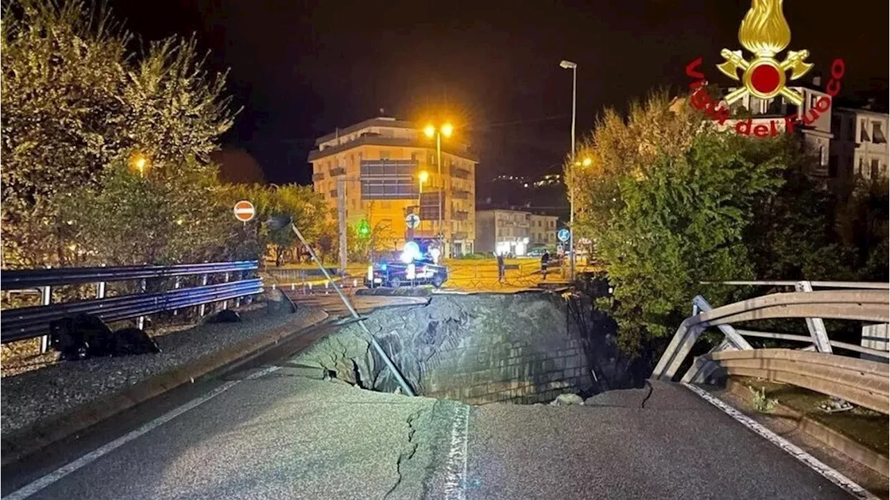 Padre e figlio morti in una voragine nel Vicentino. Paesi isolati in Toscana