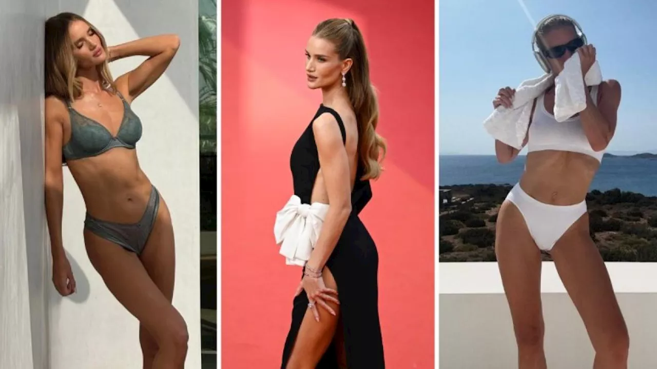 Rosie Huntington-Whiteley in forma con corda, danza, cibi biologici e zuppe vegetariane