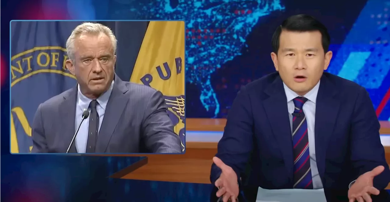 'Daily Show' Shuts Down RFK Jr.'s 'Ridiculous' Autism Claims With 1 Familiar Source