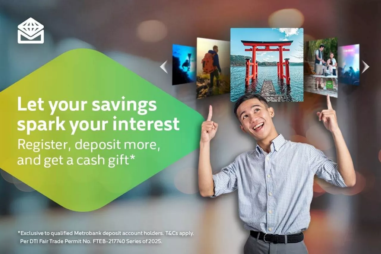 Earn up to P10,000 when you save more with Metrobank
