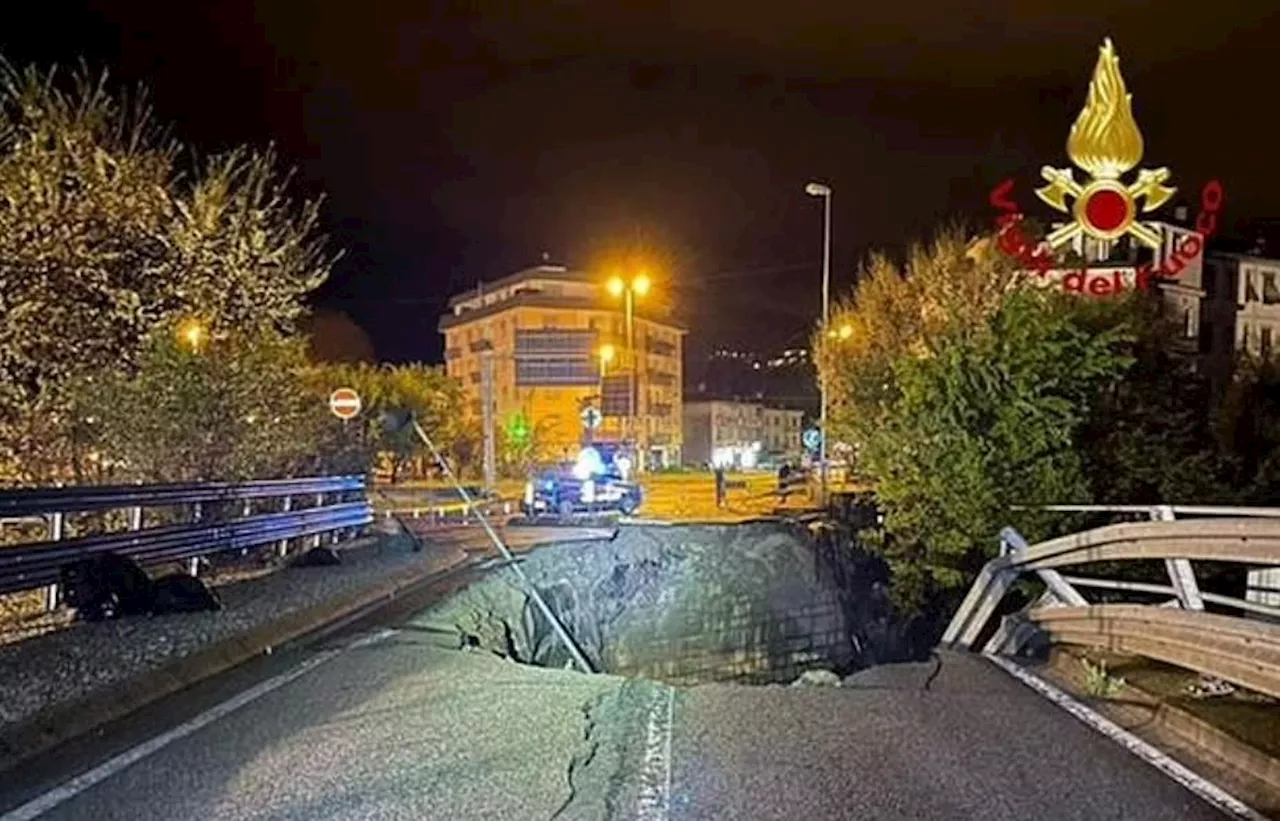 Horror as dad and son swallowed by sinkhole in flood-ravaged Italy as ‘red alert’ issued for torrential rai...