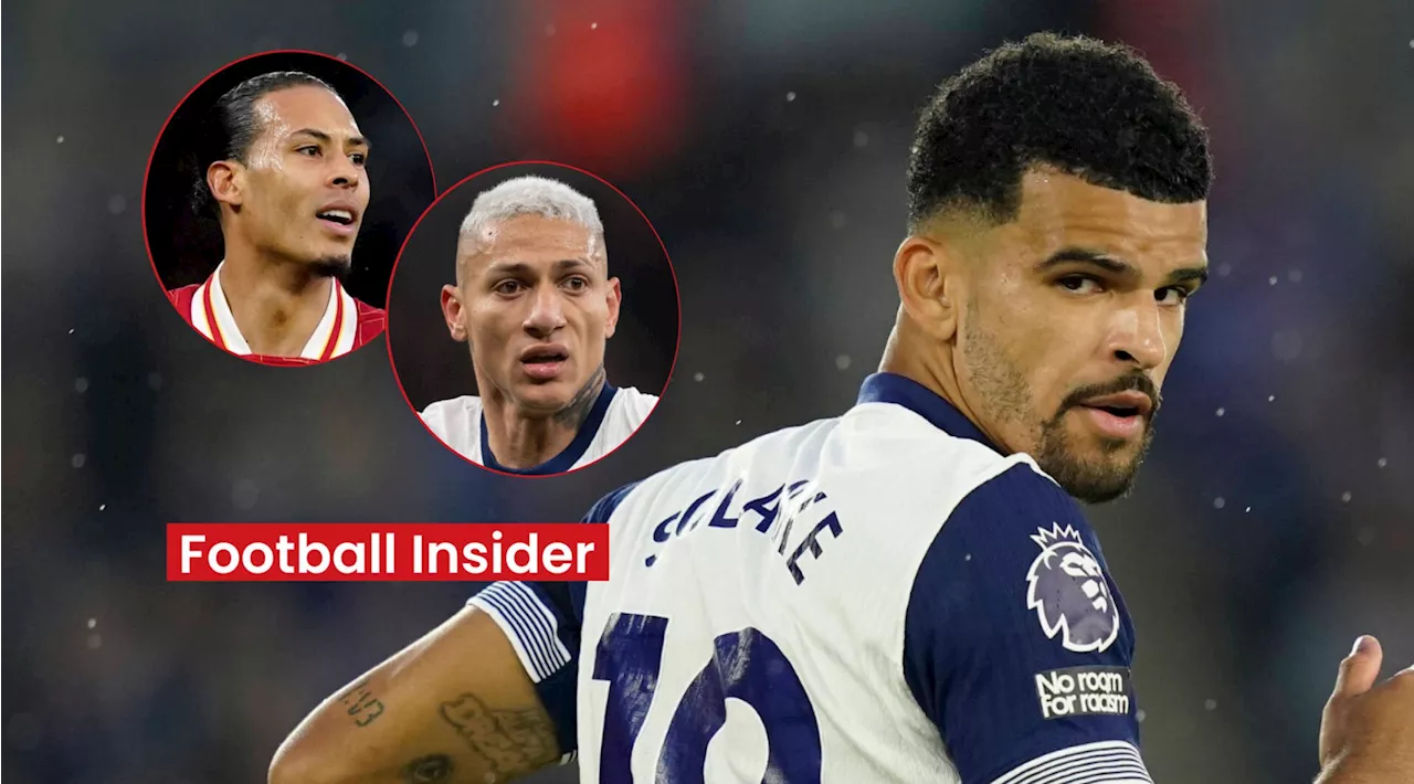 Virgil van Dijk, Richarlison react to message from Tottenham ace Dominic Solanke
