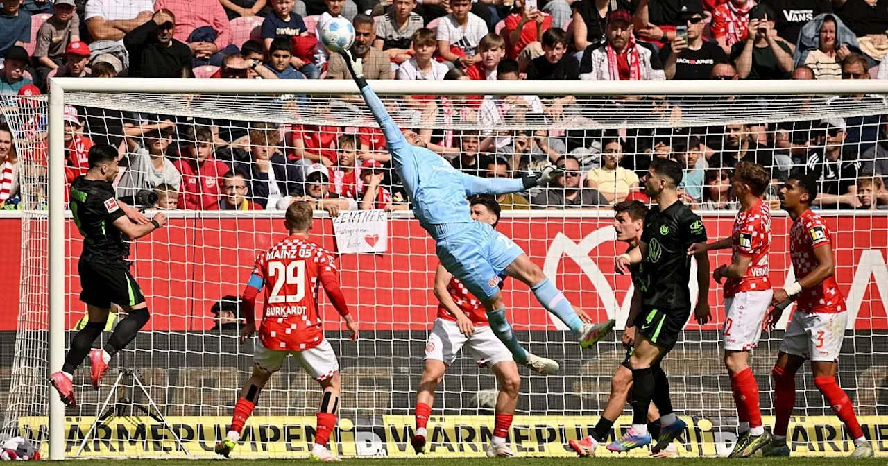 Wolfsburg holt 2:2 in Mainz auf den letzten Drücker