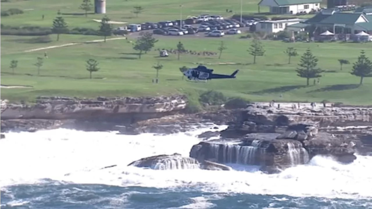 Search resumes for missing man who was swept off rocks in Sydney